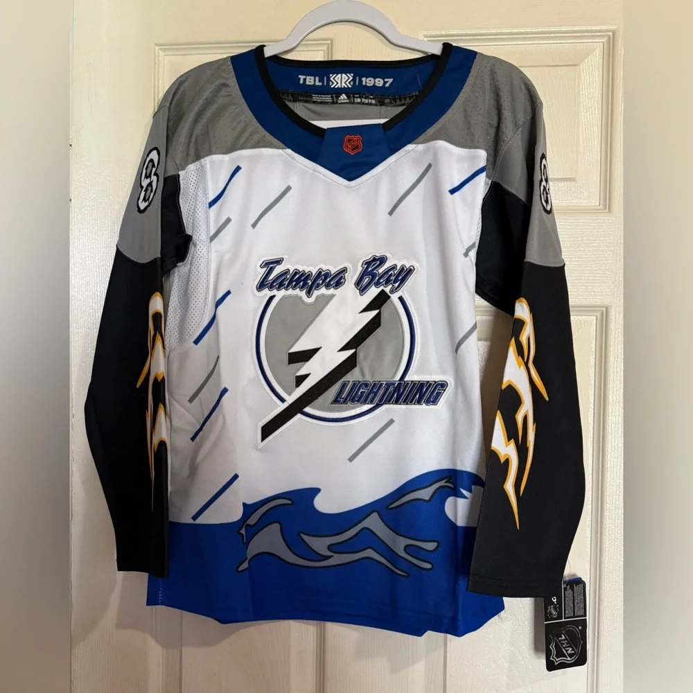 Adidas Blue and Gray Jersey - Picture 1 of 3